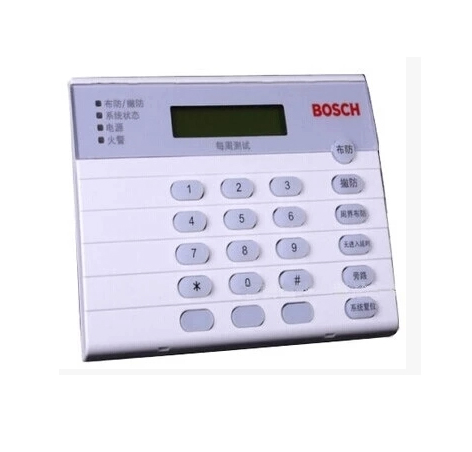 博世LCD液晶鍵盤DS-7447E配DS-7400XI總線制報警器主機(jī)中英文顯示